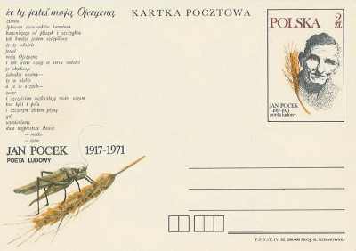 Cp 810 : Jan Pocek - poeta ludowy