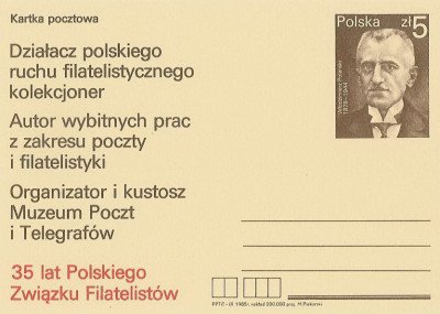 Cp 911 : Działacz ruchu filat. W.Polański