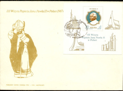 1987 r. Koperta FDC 0795**.