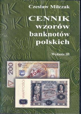 2020 r Cennik wzor&oacute;w banknot&oacute;w polskich Wyd III.