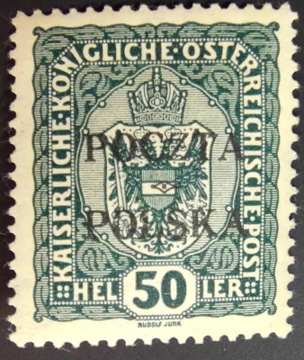 Fi 41 B1 * - 50 halerzy - Wydanie krakowskie - gw. Berbeka