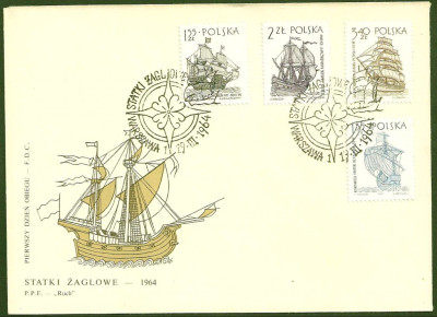 1964 r. Koperta FDC 1317