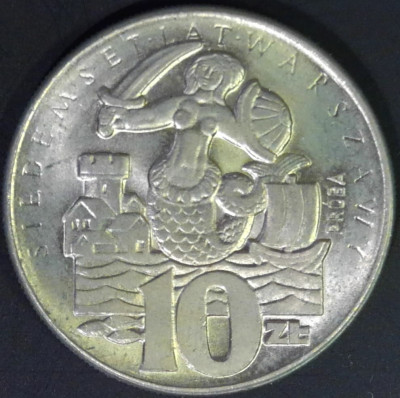 10 zł 700 lat Warszawy - Pr&oacute;ba