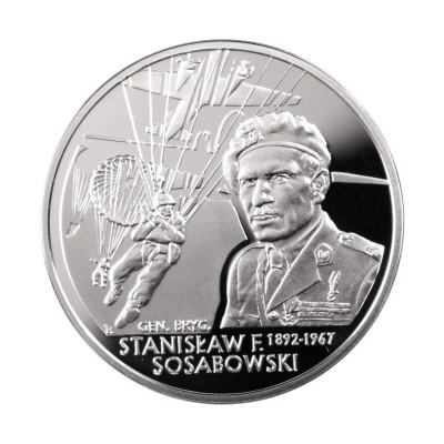 Moneta 10 zł - Generał Stanisław F. Sosabowski