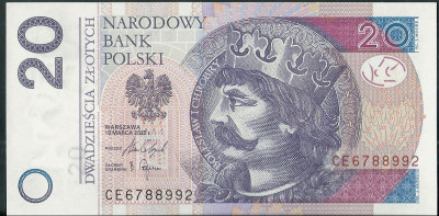 2025 r. Banknot 20 zł CE 6788992 UNC z 2025 r