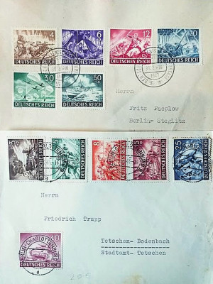 NIEMCY 1943-WEHRMACHT-Mi.831-842-DWIE KOPERTY!