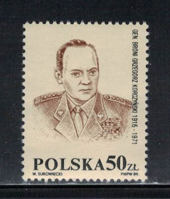 1989 Gen. Korczyński ** Nie wprowadzony do obiegu