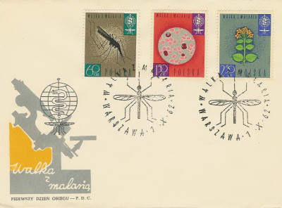 FDC 1198-00: Walka z malarią