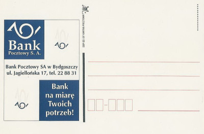 bez. Gdańsk 1997.I.01 : Bydgoszcz Bank Pocztowy
