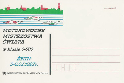 bez. Gdańsk 1997.VI.04 : Żnin Motorowodne MŚ