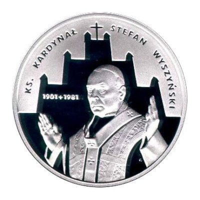 10 zł - Kardynał Stefan Wyszyński - 2001 r