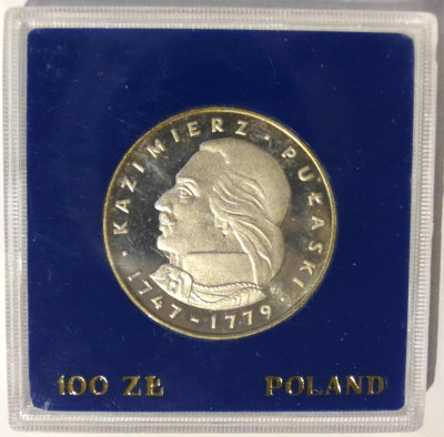 100 zł (1976) - Kazimierz Pułaski.