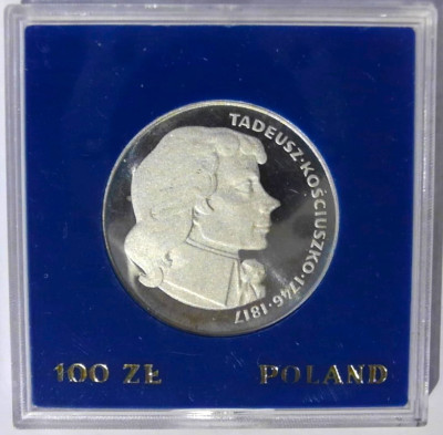 100 zł (1976) - Tadeusz Kościuszko
