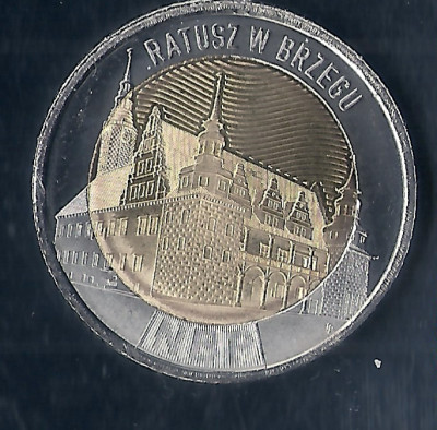 2025 r. 5 zł Ratusz w Brzegu