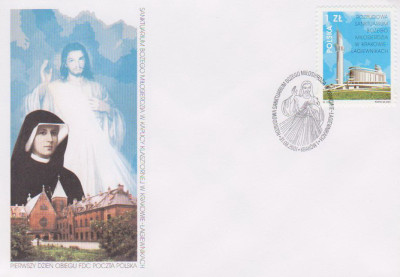 FDC 3758: Sanktuarium w Łagiewnikach