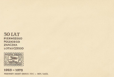 FDC 2251-52 koperta: 50 lecie znaczka lotniczego