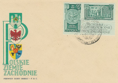 FDC 1153-54: Ziemie Zachodnie