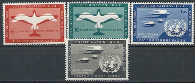 1951 r. ONZ. Mi 12 - 15**