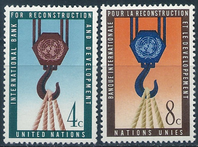 1960 r. ONZ. Mi 92 - 93**