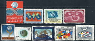 1961 r. ONZ. Mi 98 - 106**