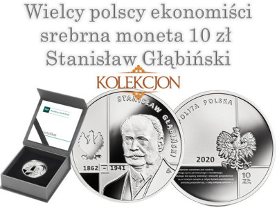 10 zł Wielcy Polscy  Ekonomiści - Stanisław Głąbiński