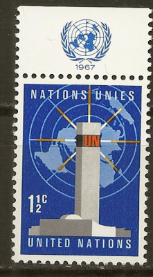 1967 r. ONZ. Mi 179**