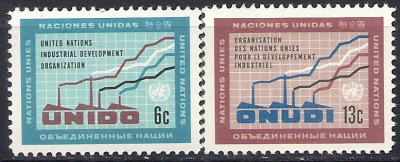 1968 r. ONZ. Mi 200 - 201**