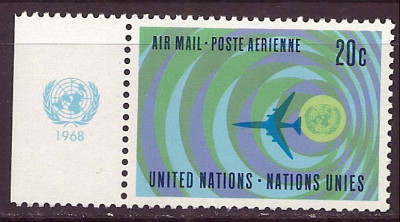 1968 r. ONZ. Mi 202**