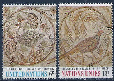 1969 r. ONZ. Mi 218 - 219**