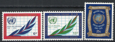 1970 r. ONZ. Mi 226 - 228**