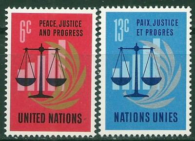 1970 r. ONZ. Mi 229 - 230**