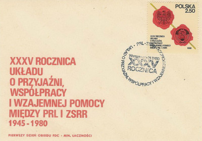 FDC 2533: Układ o przyjaźni