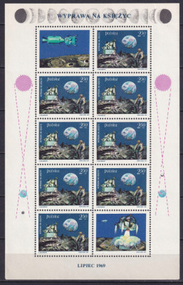 1969 Pierwsze lądowanie na księżycu  Fi 1793 ** arkusik