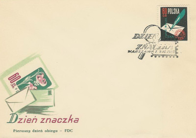 FDC 923: Dzień Znaczka 1958
