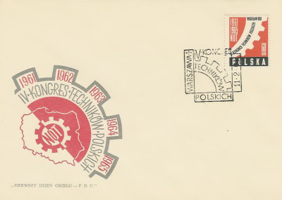 FDC 1081: Kongres Technik&oacute;w Polskich
