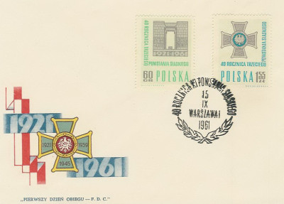 FDC 1115-16: Powstania Śląskie
