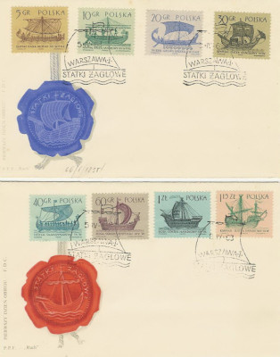 FDC 1235-42 #2: Statki żaglowe
