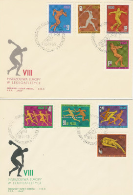 FDC 1532-39 #2: Lekkoatletyczne ME