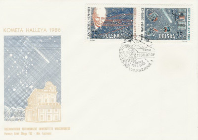 FDC 2866-67: Kometa Halleya