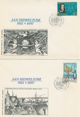 FDC 2968-69 #2: Jan Heweliusz