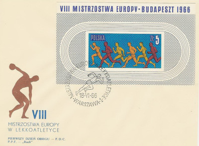 FDC blok 36: ME w Lekkoatletyce