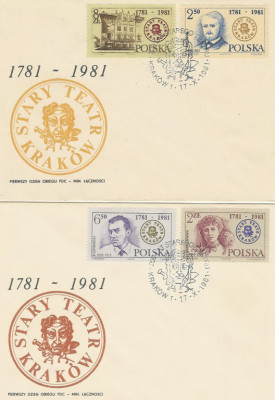 FDC 2629-32 #2: 200 lat Teatru Starego