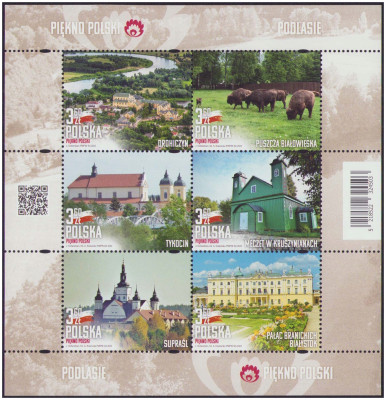 Blok 361 ** (Fi 5218-5223) Piękno Polski