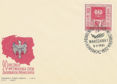 FDC 1434: 20 r. wyzwolenia