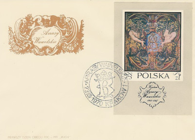 FDC blok 39: Arrasy wawelskie
