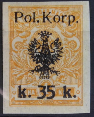 Fi 13b * Poczta I Korpusu Polskiego gen. Muśnickiego 1918