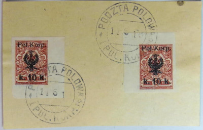Fi 12 Poczta I Korpusu Polskiego gen. Muśnickiego Rochaczew