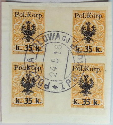 Fi 13b Poczta I Korpusu Polskiego gen. Muśnickiego Rohaczew
