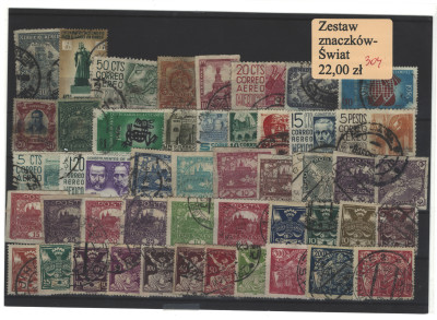ZESTAW ZNACZK&Oacute;W ŚWIAT