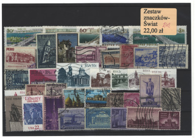 ZESTAW ZNACZK&Oacute;W ŚWIAT